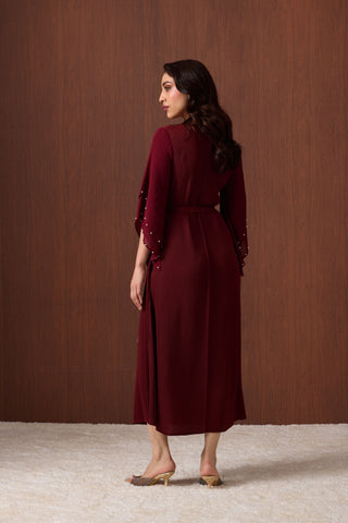 Josephine Dress - Garnet
