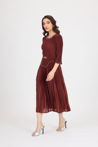 Ryleigh Dress - Garnet