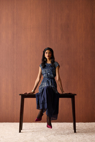 Valera Dress - Navy