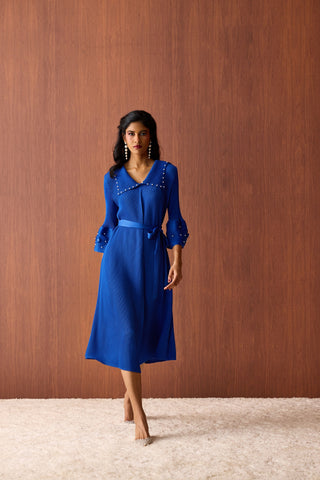 Trudy Dress - Sapphire Blue