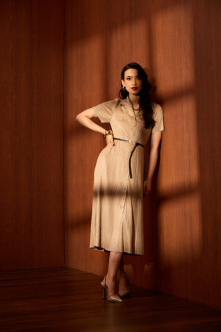 Aurora Dress - Taupe