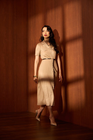 Aurora Dress - Taupe