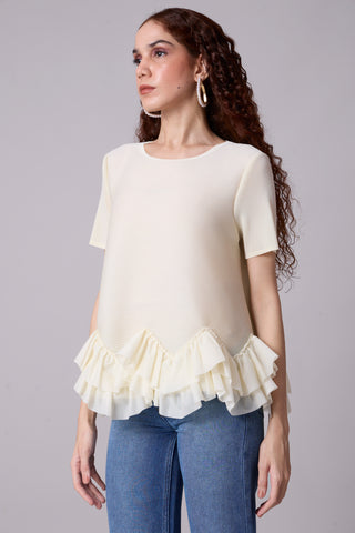 Carli Top - Buttercream