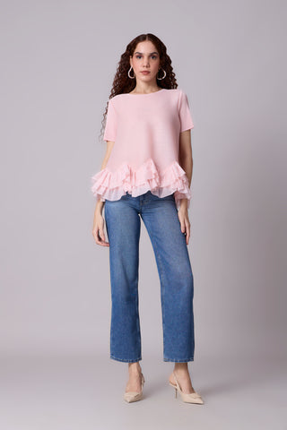 Carli Top - Light Pink