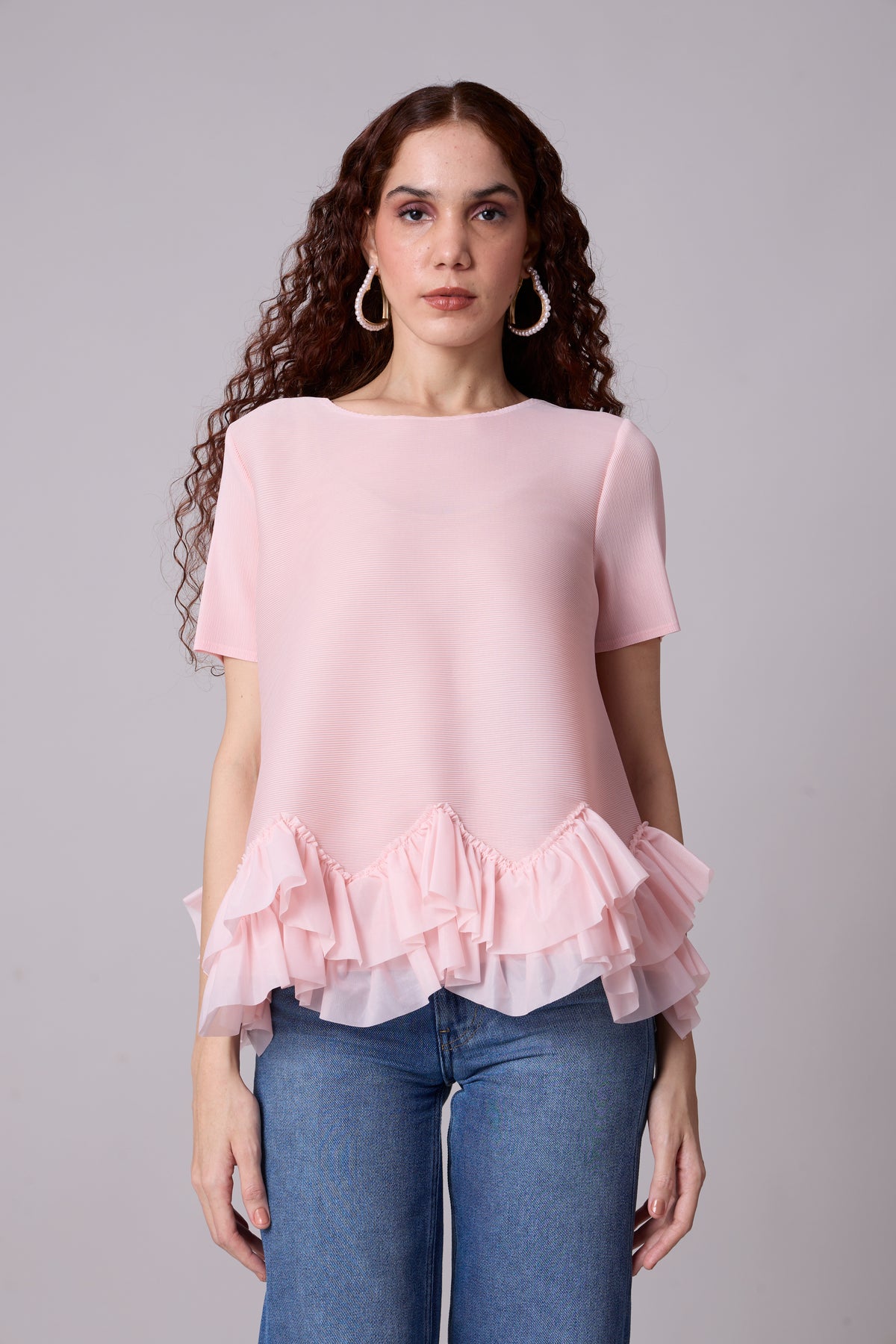 Carli Top - Light Pink