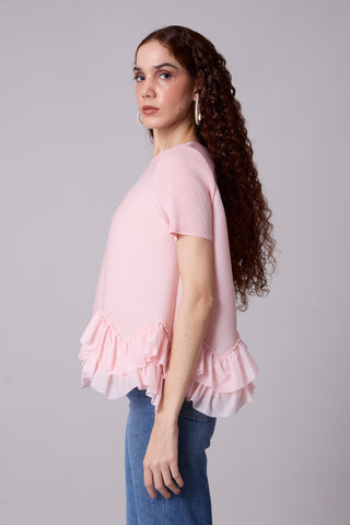 Carli Top - Light Pink