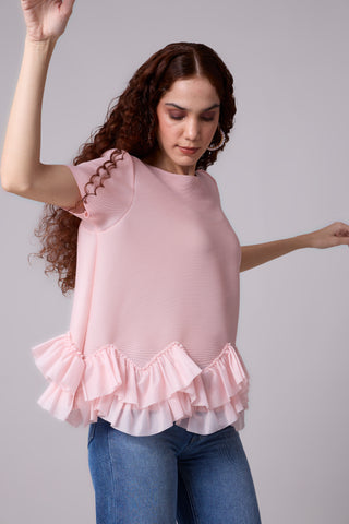 Carli Top - Light Pink