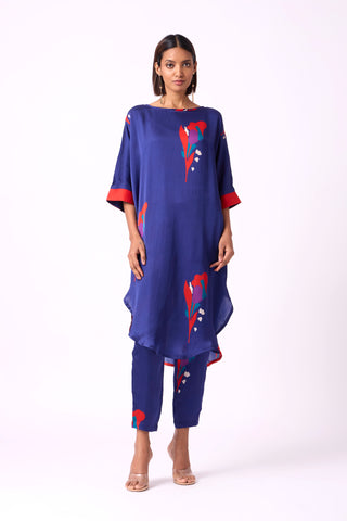 Jade Tunic Set - Blue Cruz Print