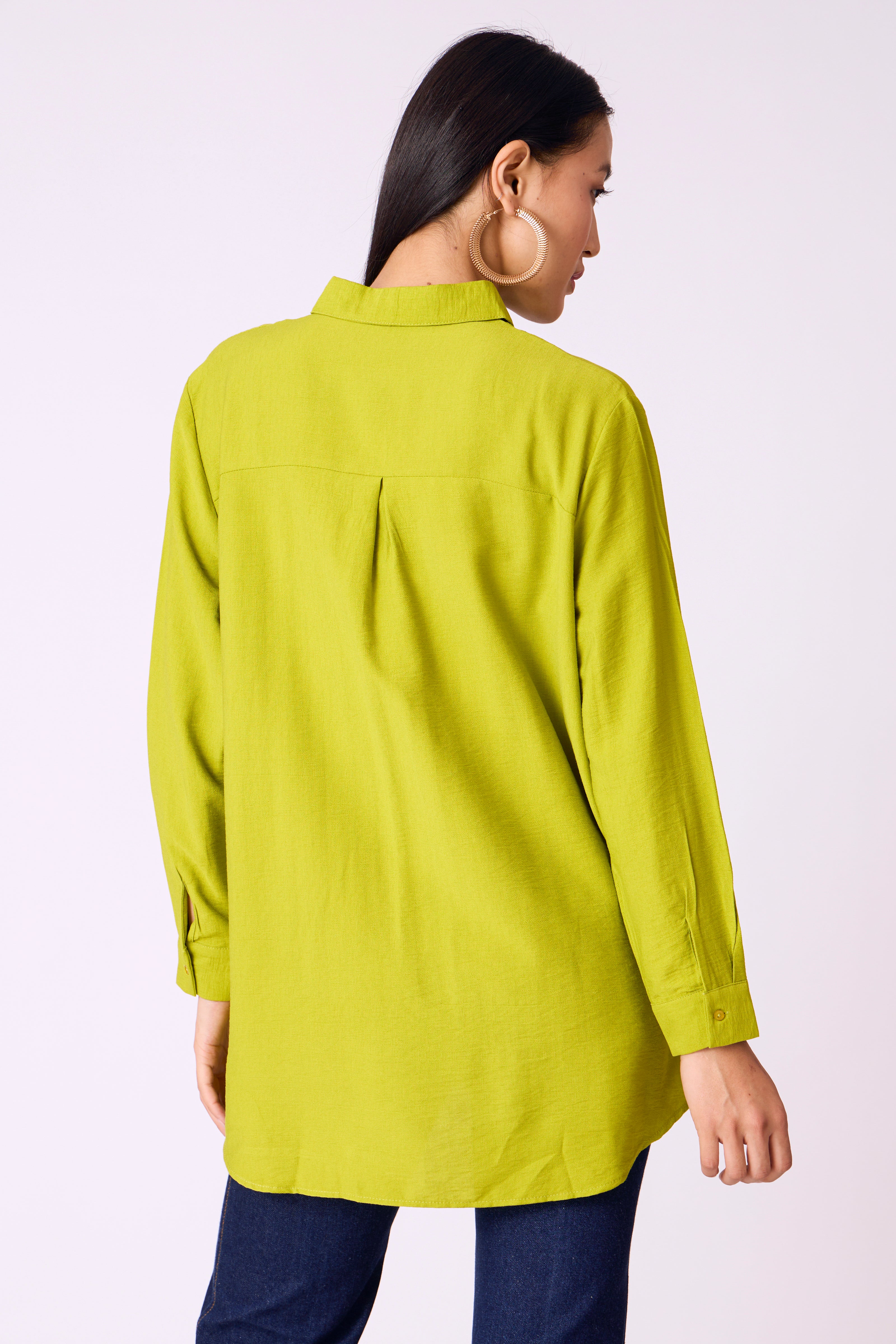 Mira Shirt - Lime Green