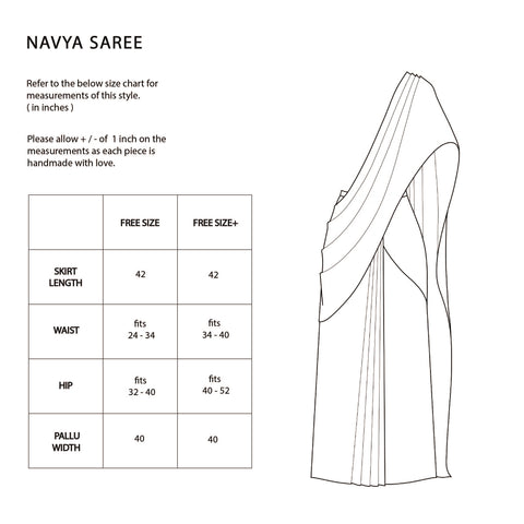 Navya Saree - Micropleated Lilac
