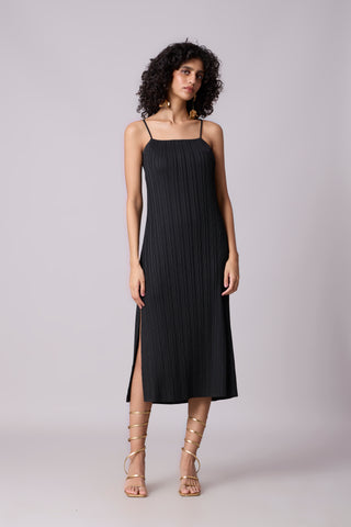 Olivia Slip Dress - Black