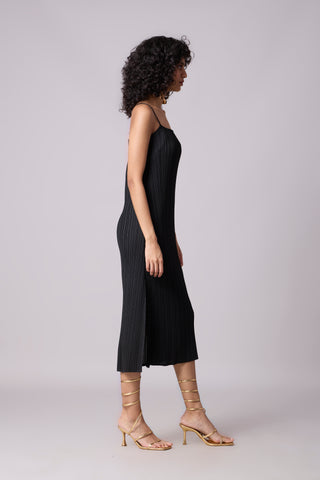 Olivia Slip Dress - Black