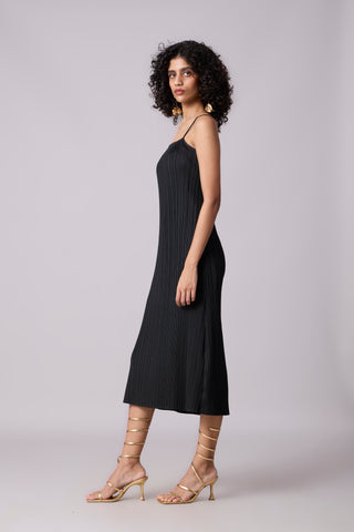 Olivia Slip Dress - Black