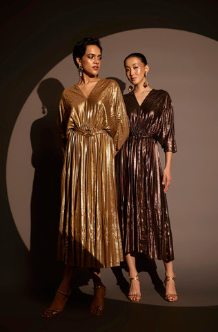 Adeline Maxi Dress - Gold