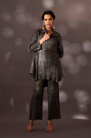 Cathy Metallic Set - Teal & Gold