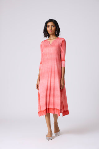 Nerissa Dress - Coral Sorbet