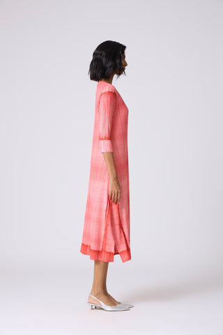 Nerissa Dress - Coral Sorbet