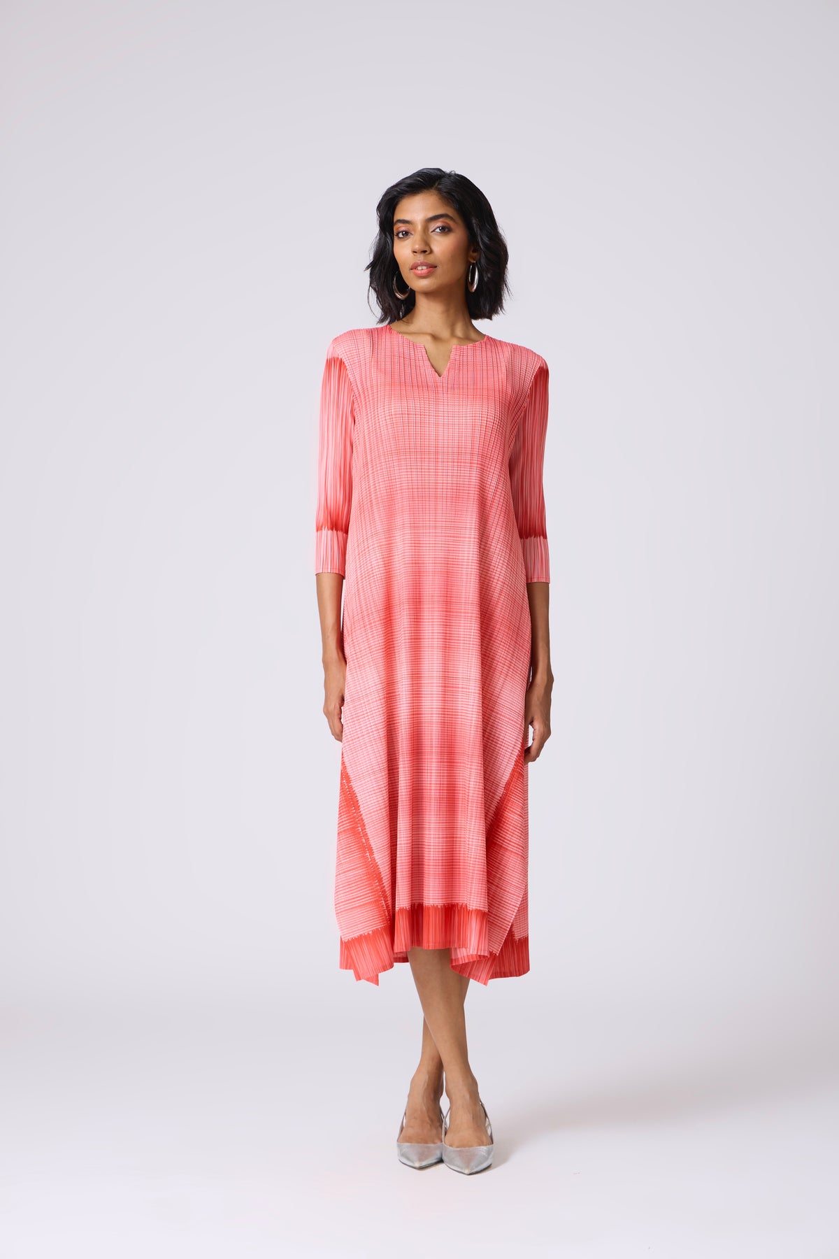 Nerissa Dress - Coral Sorbet