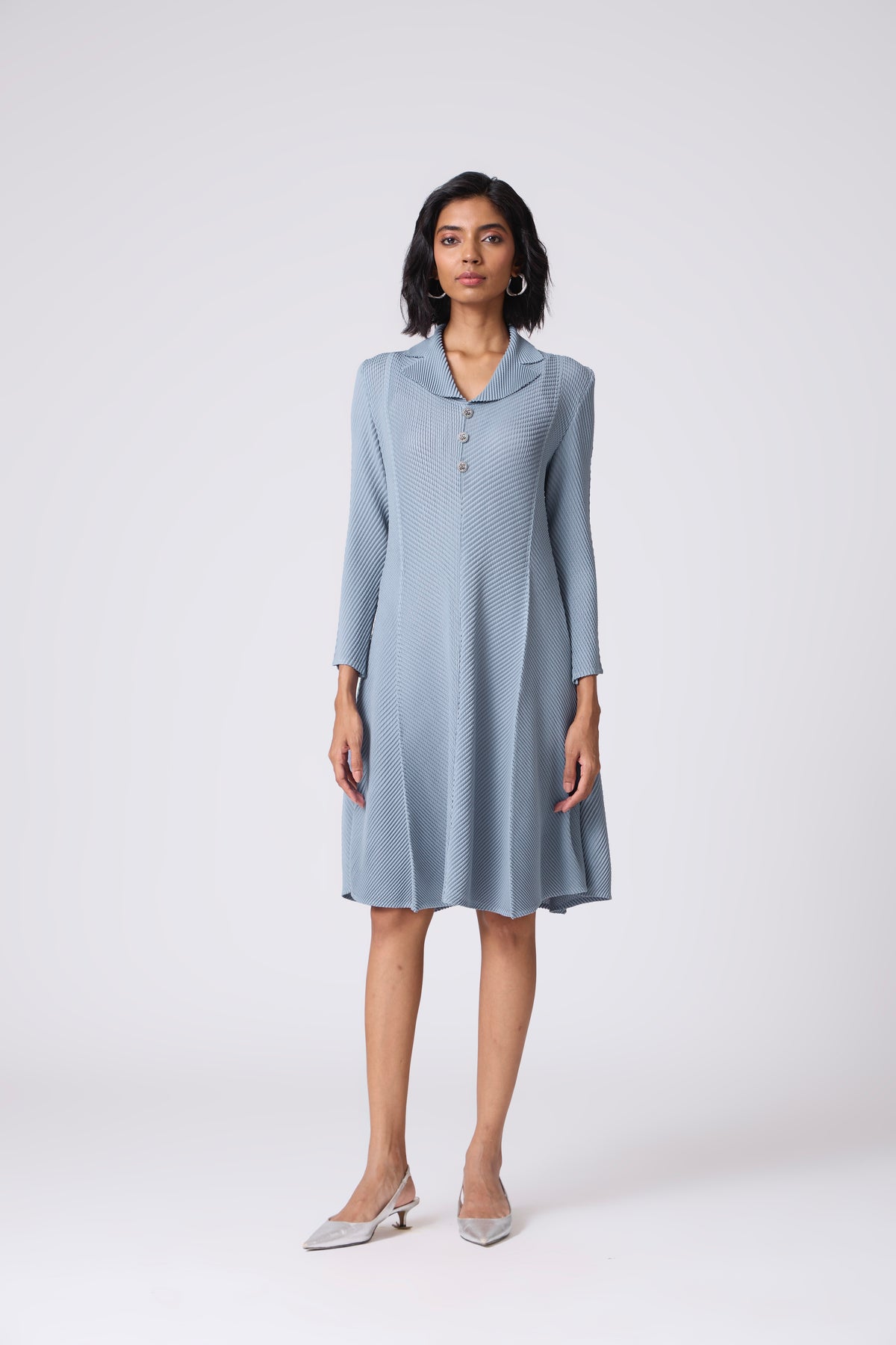 Iona Dress - Pastel Blue