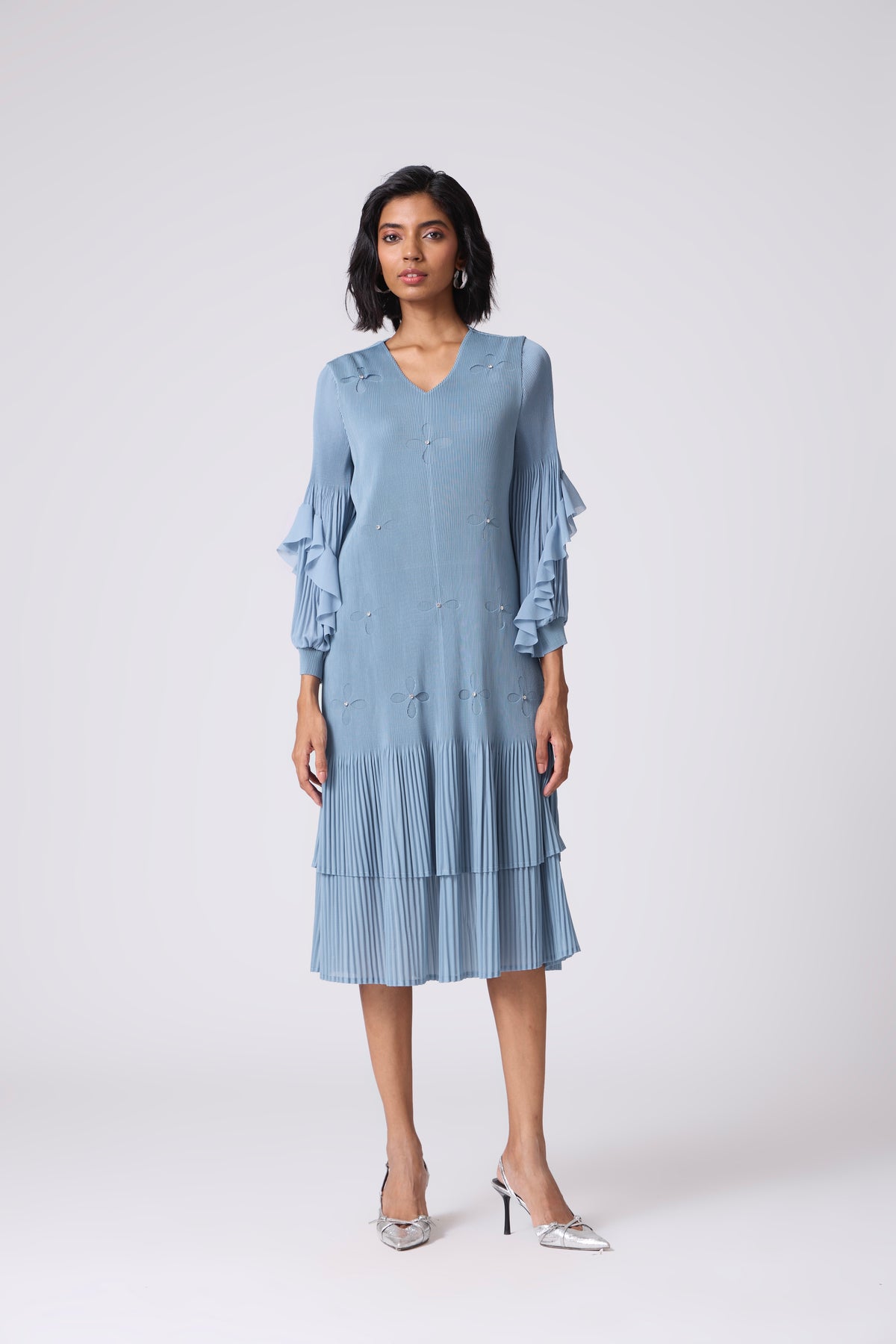 Sofia Dress - Cornflower Blue