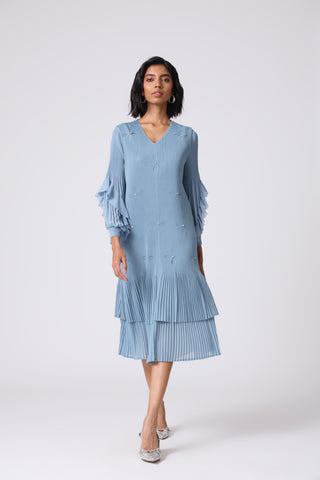 Sofia Dress - Cornflower Blue