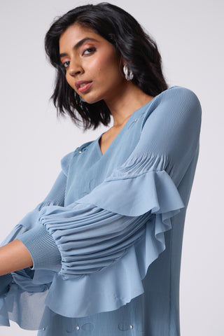 Sofia Dress - Cornflower Blue
