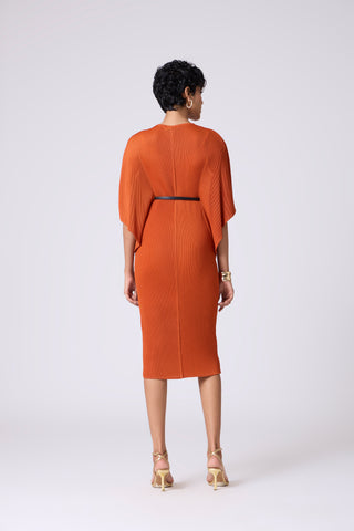 Tahita Dress - Rust Orange