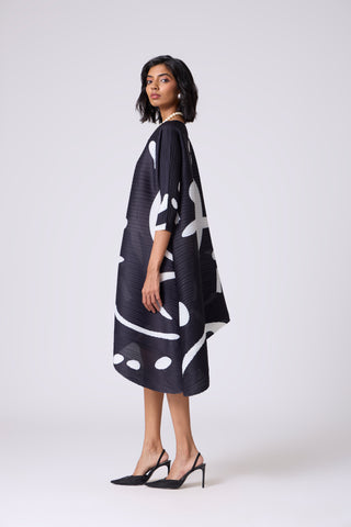Brooklyn Print Tunic - Black