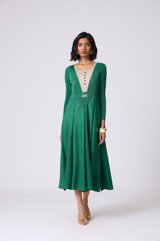 Ingrid Dress - Green