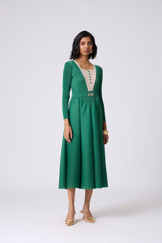 Ingrid Dress - Green