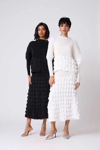 Katya Skirt Set - White