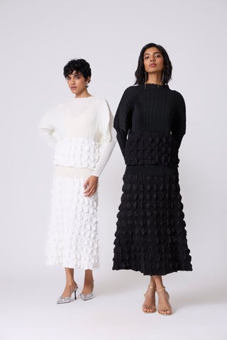 Katya Skirt Set - White