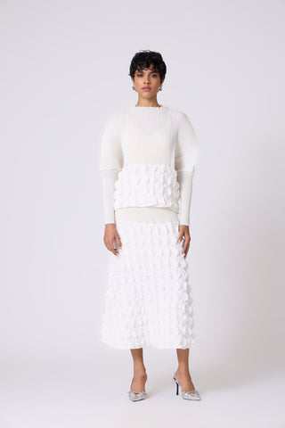Katya Skirt Set - White