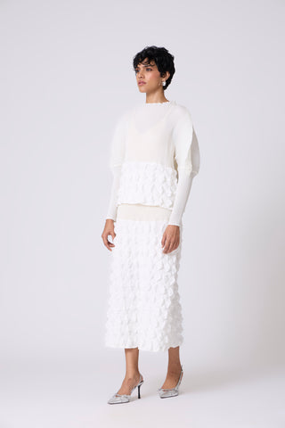 Katya Skirt Set - White