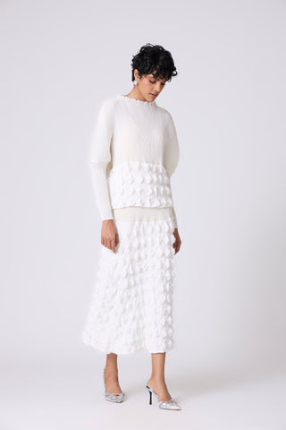 Katya Skirt Set - White