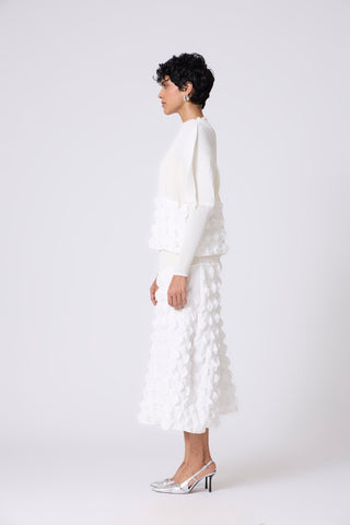 Katya Skirt Set - White