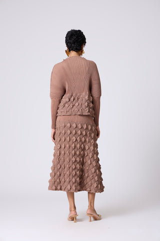 Katya Skirt Set - Dark Taupe