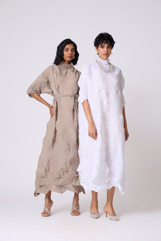 Mona Midi Dress - White