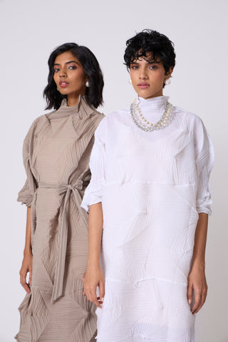Mona Midi Dress - White