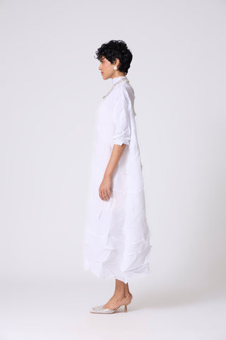 Mona Midi Dress - White