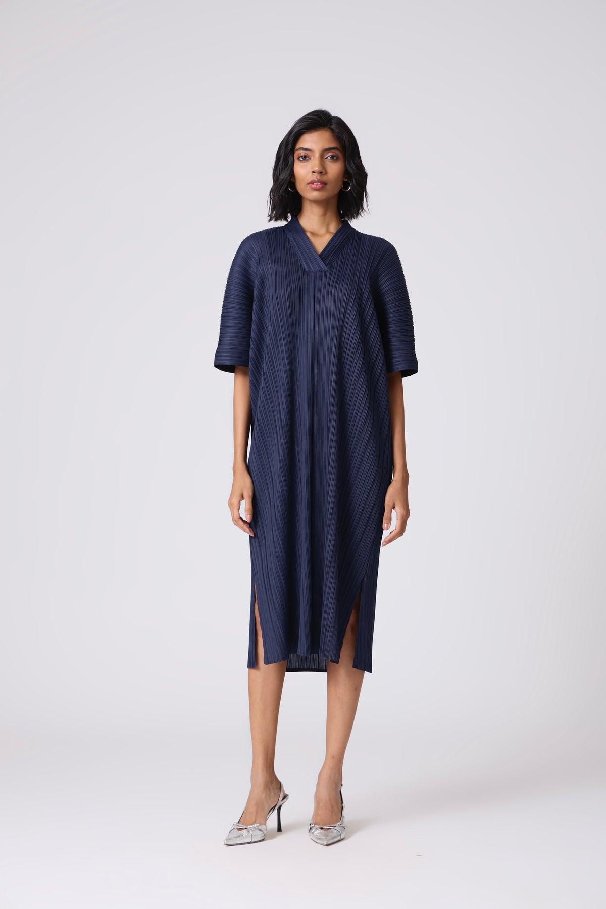 Anya Shift Dress - Navy