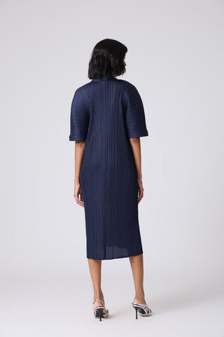 Anya Shift Dress - Navy