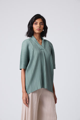 Anya Top - Steel Teal