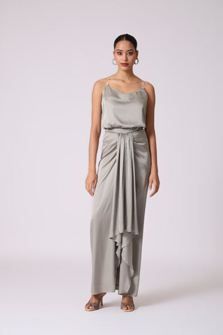 Renne Skirt - Silver Sage