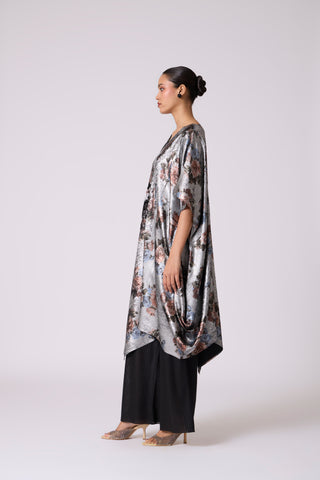 Sera Tunic Set - Metallic Black