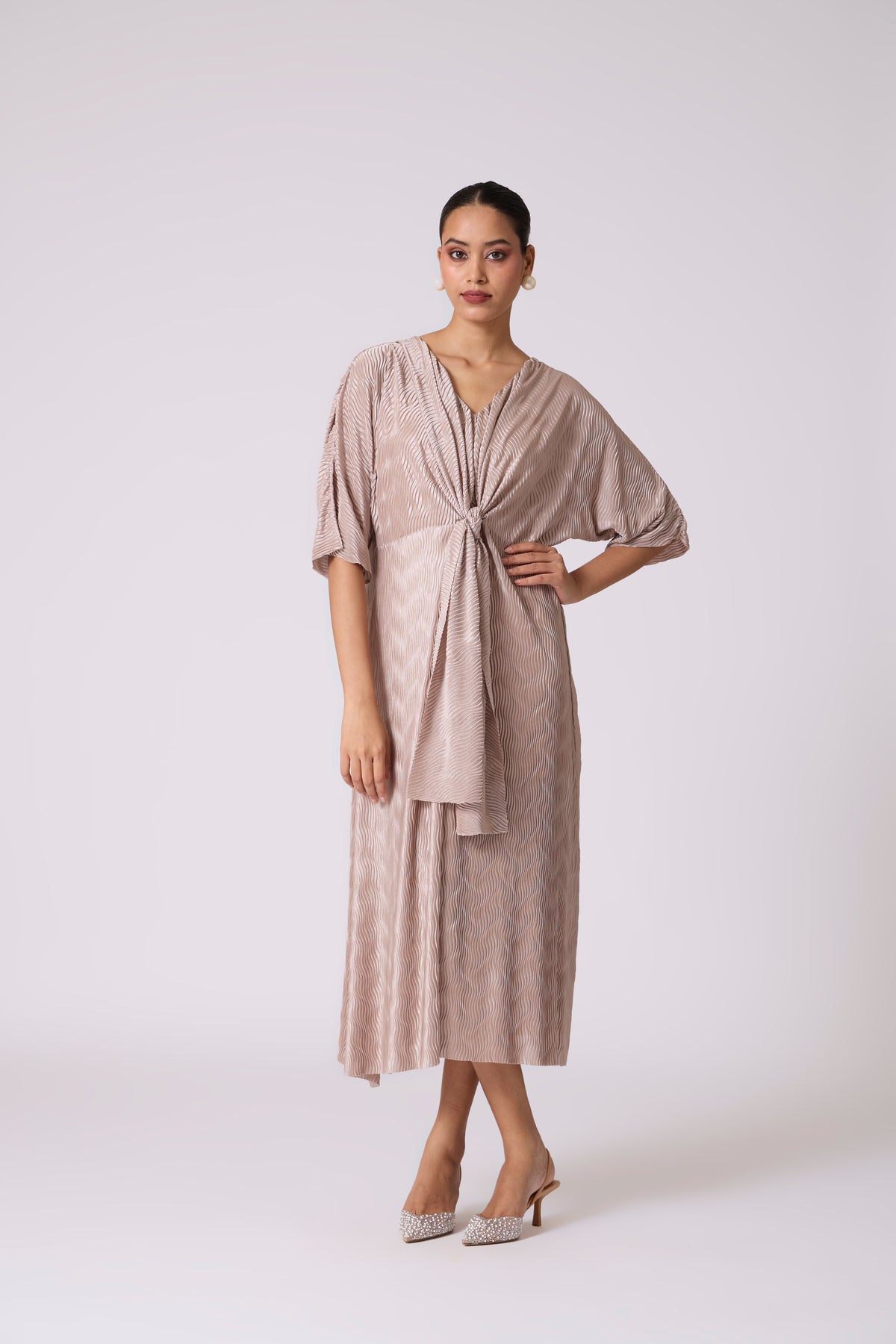 Mia Dress - Oyster