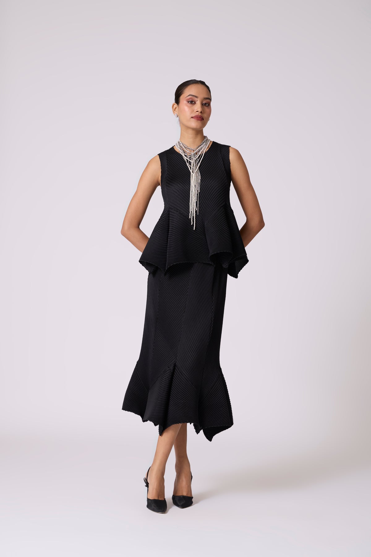 Cara Skirt Set - Black