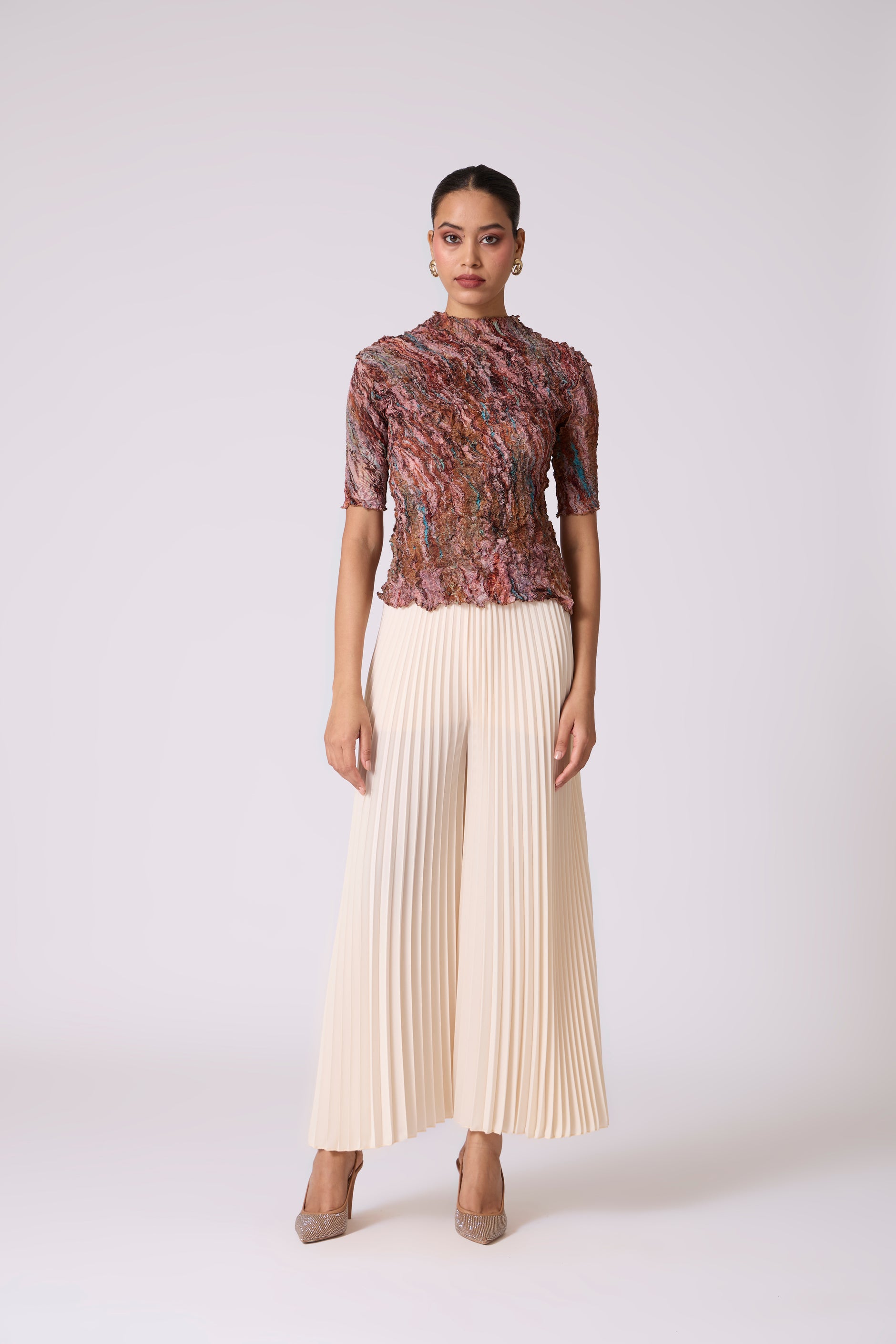 Buy Women's Pleated Tops Online at Best Prices - Scarlet Sage