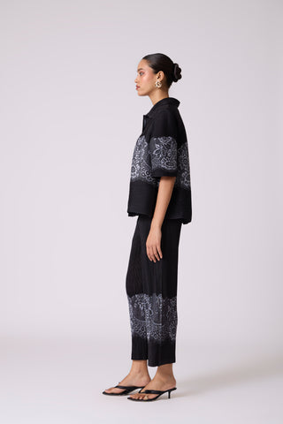 Elisa Shirt Set - Black