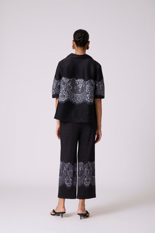 Elisa Shirt Set - Black
